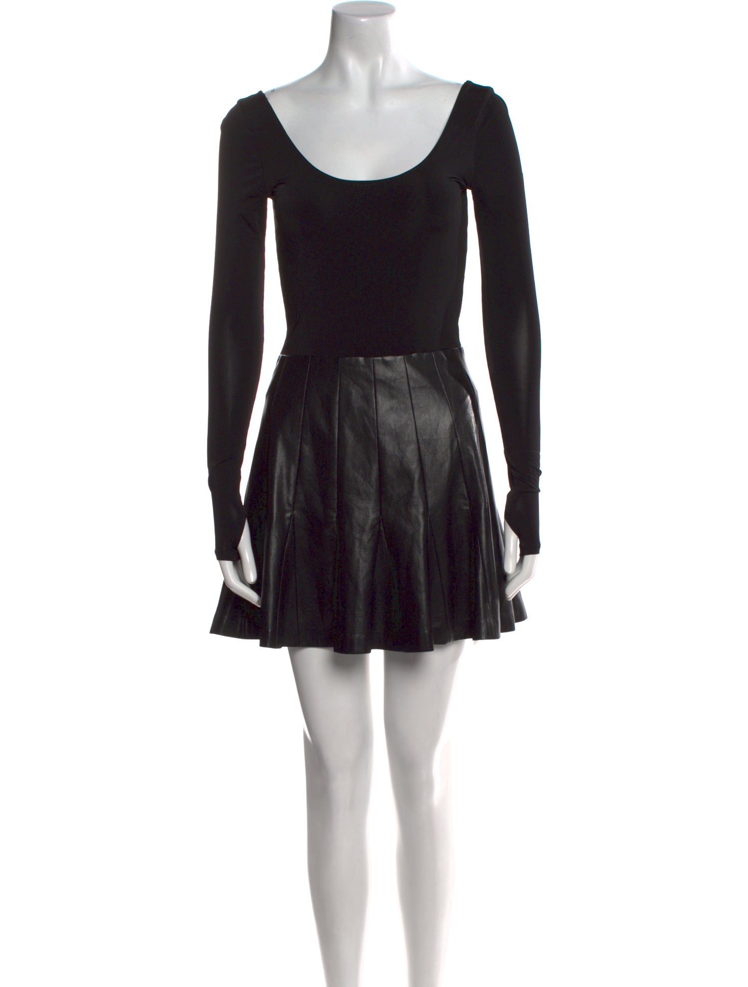 Alice + Olivia Scoop Neck Mini Dress