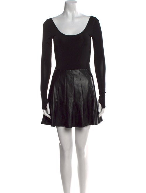 Alice + Olivia Scoop Neck Mini Dress