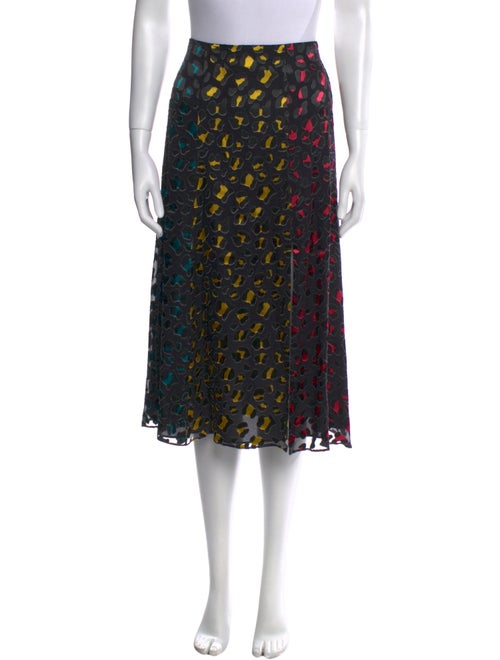 Alice + Olivia Printed Midi Length Skirt