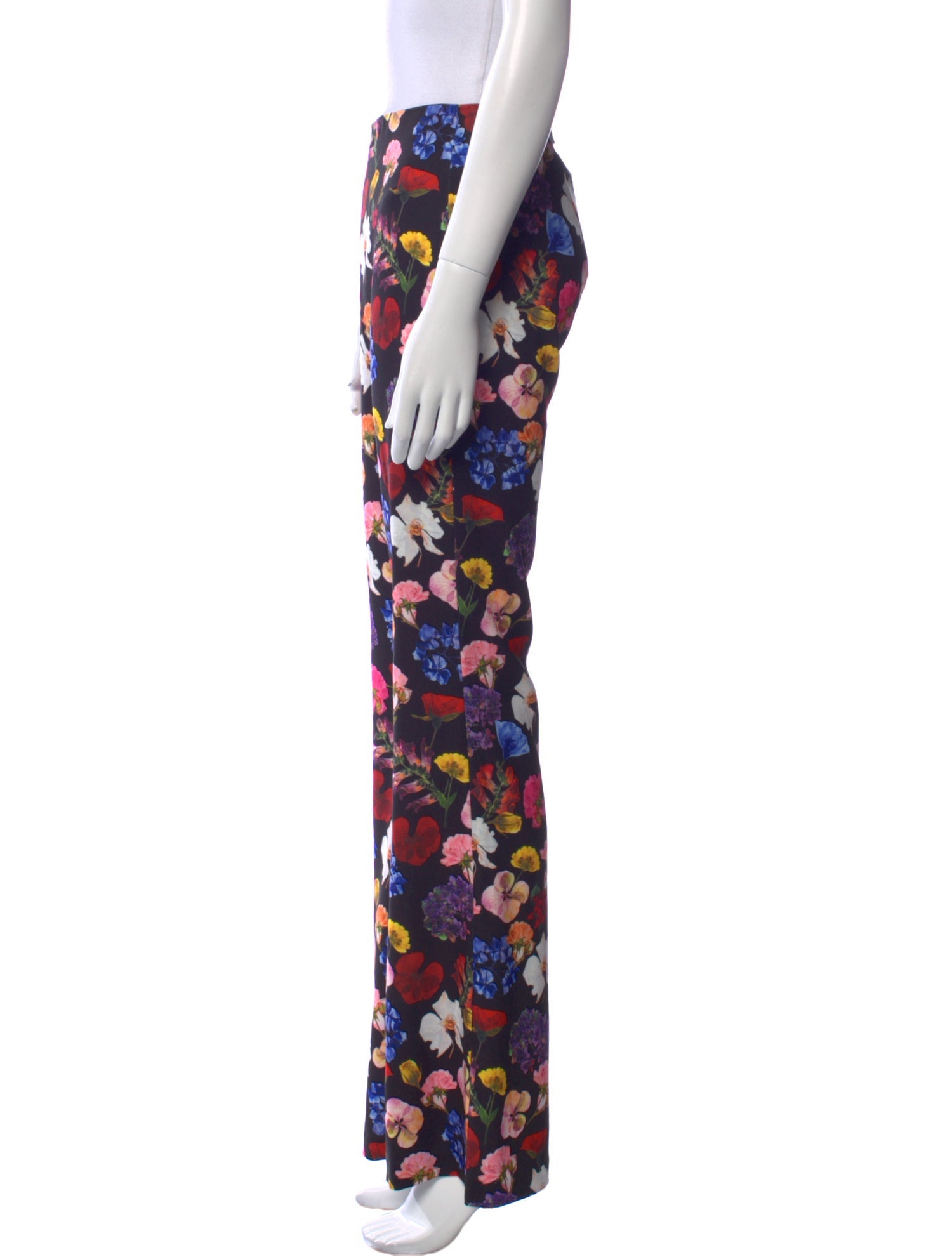 Alice + Olivia Floral Print Wide Leg Pants