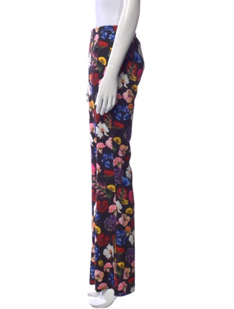 Alice + Olivia Floral Print Wide Leg Pants
