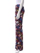 Alice + Olivia Floral Print Wide Leg Pants