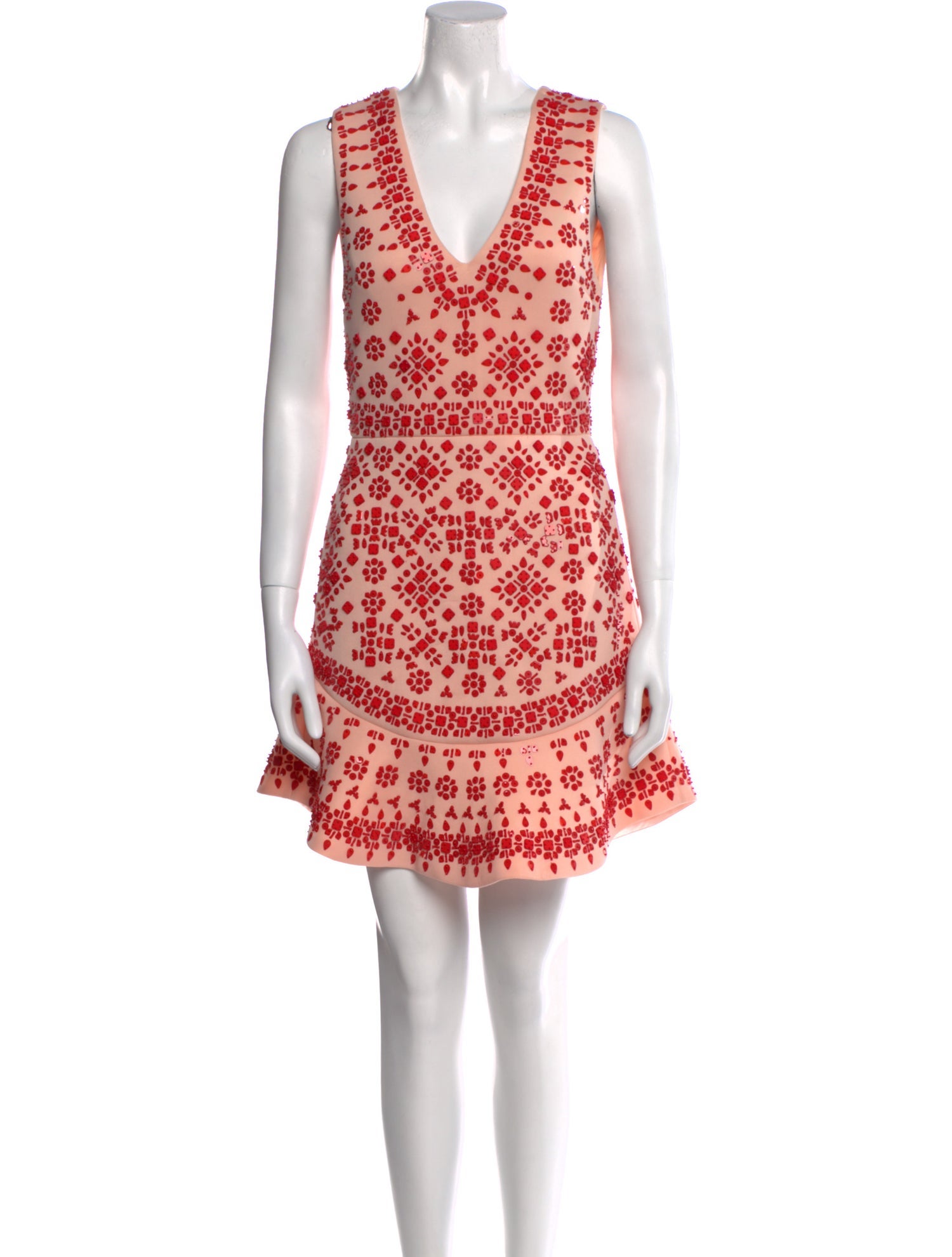 Alice + Olivia Printed Mini Dress w/ Tags