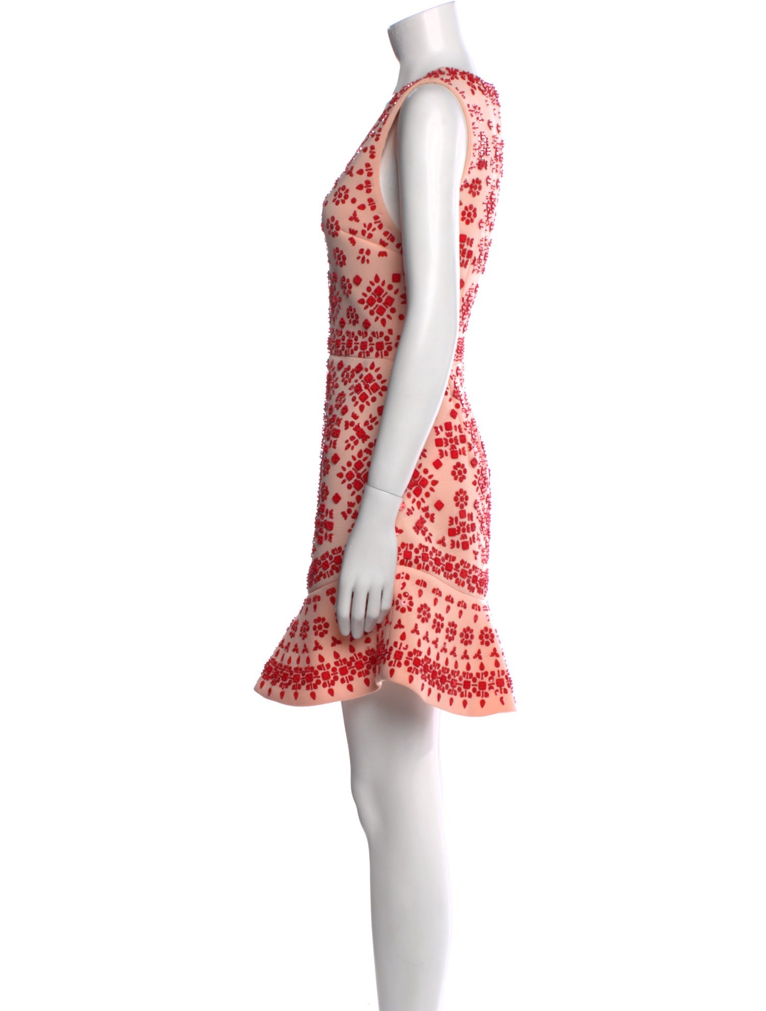 Alice + Olivia Printed Mini Dress w/ Tags