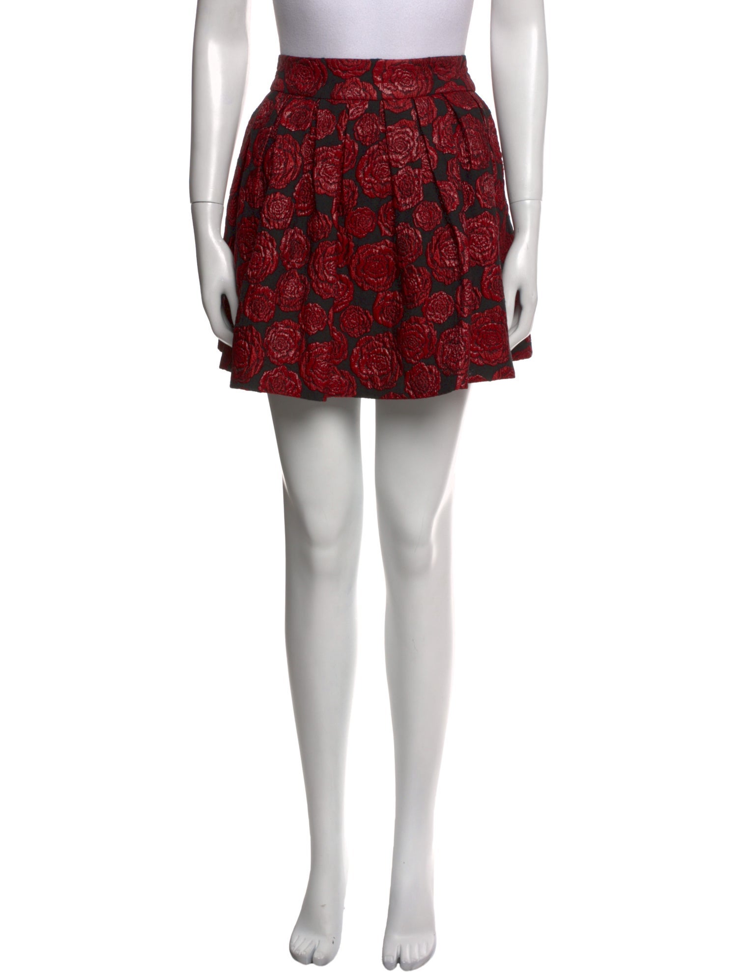 Alice + Olivia Floral Print Mini Skirt