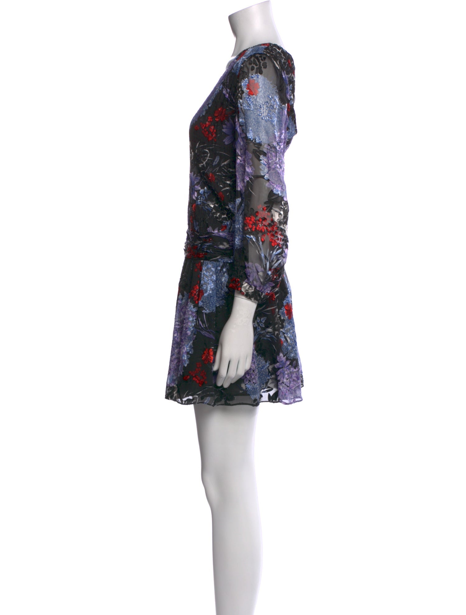 Alice + Olivia Floral Print Mini Dress