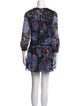 Alice + Olivia Floral Print Mini Dress