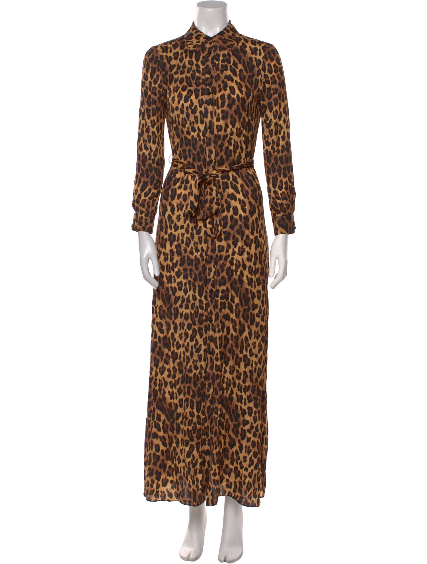 Alice + Olivia Animal Print Long Dress