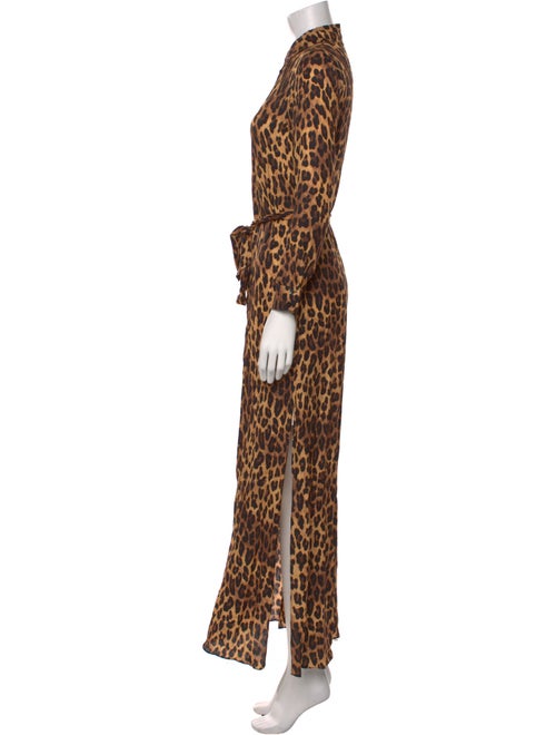 Alice + Olivia Animal Print Long Dress