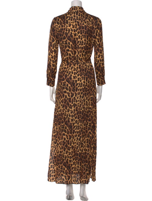 Alice + Olivia Animal Print Long Dress