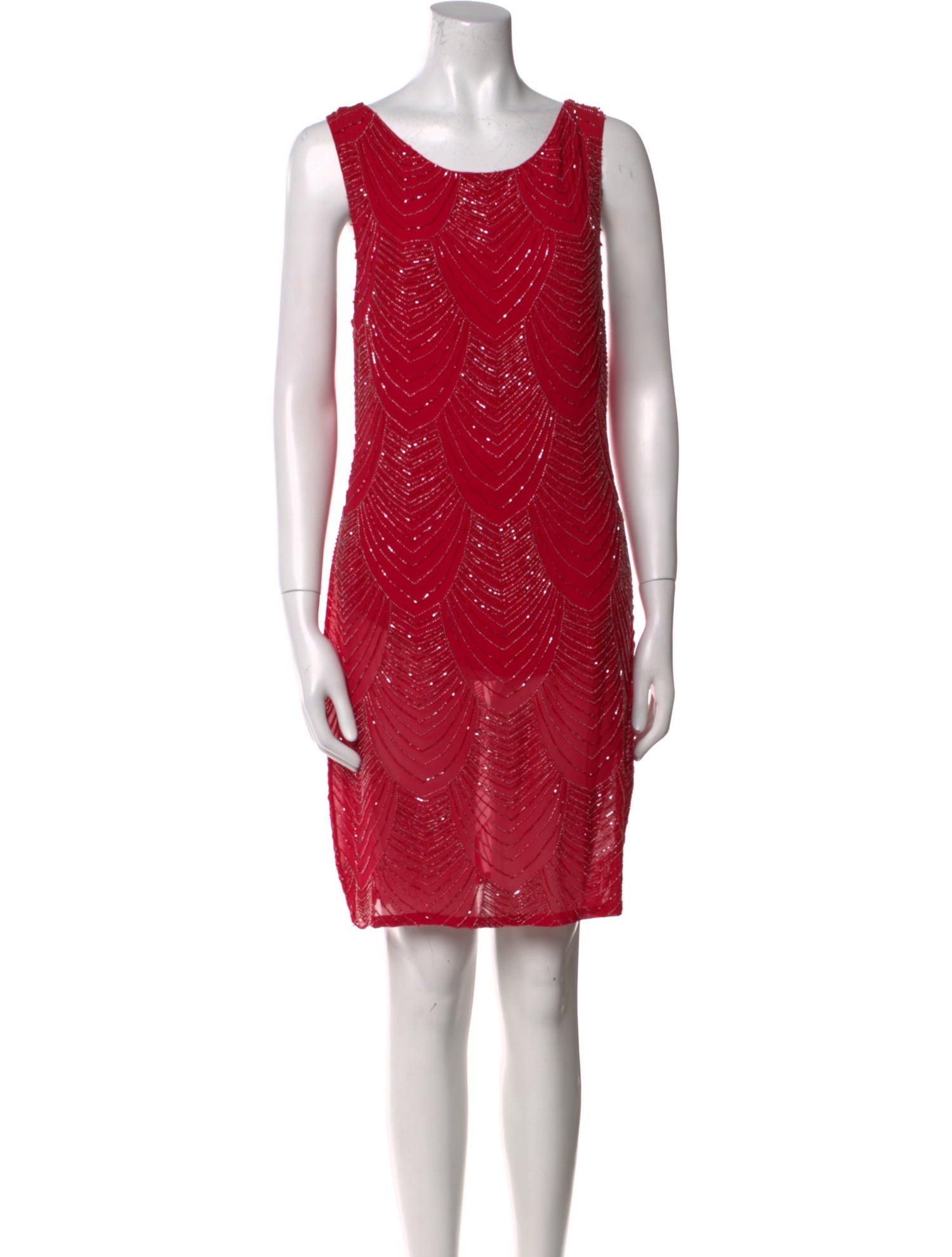 Alice + Olivia Scoop Neck Mini Dress