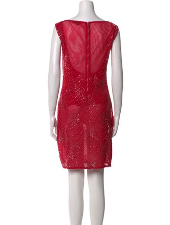 Alice + Olivia Scoop Neck Mini Dress