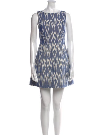 Alice + Olivia Printed Mini Dress