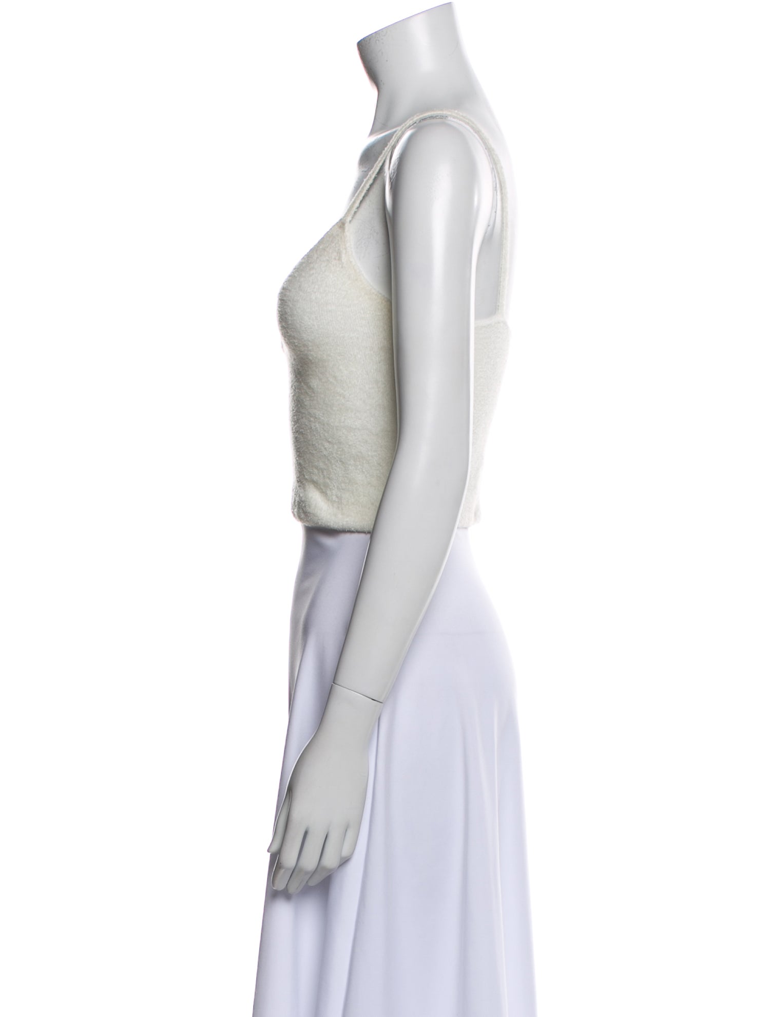 Alice + Olivia Scoop Neck Sleeveless Crop Top