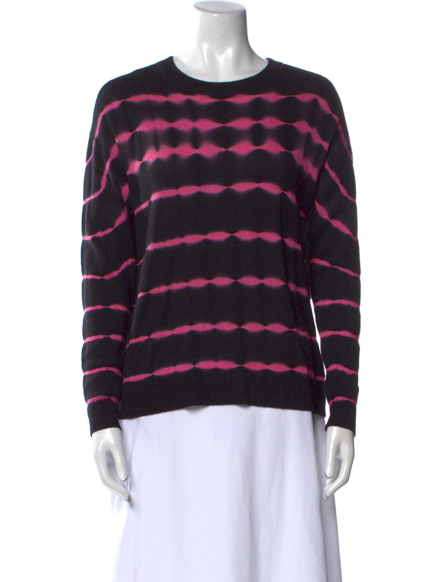 Alice + Olivia Cashmere Striped Sweater
