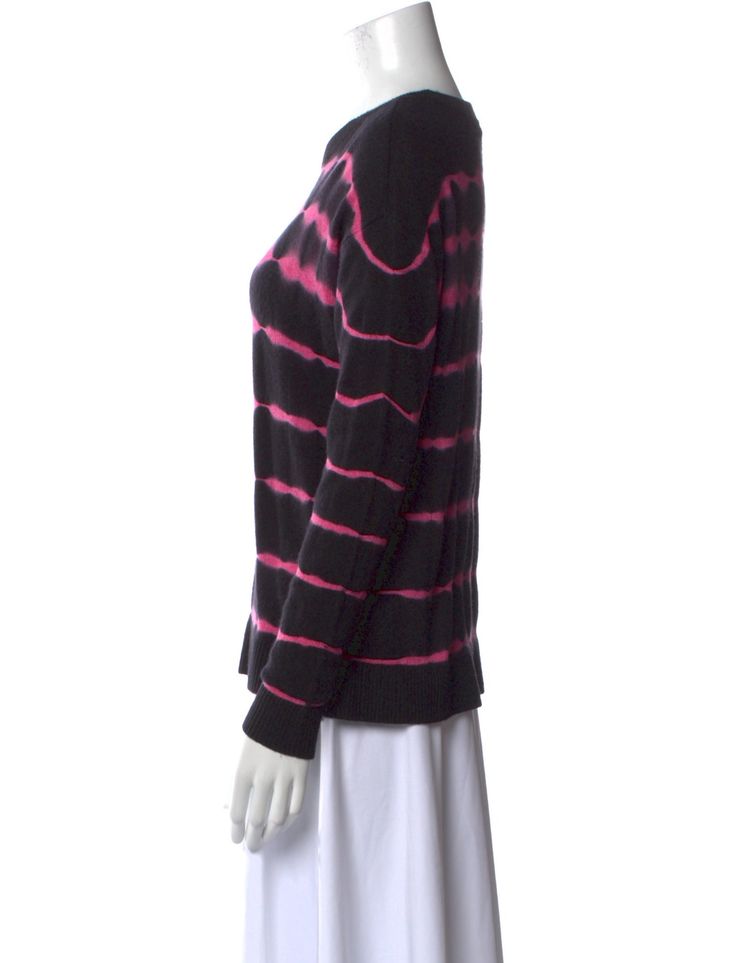 Alice + Olivia Cashmere Striped Sweater
