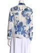 Alice + Olivia Silk Floral Print Blouse