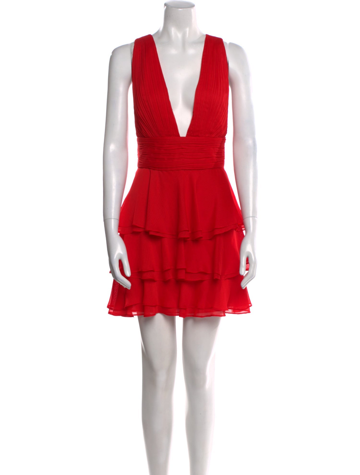 Alice + Olivia V-Neck Mini Dress