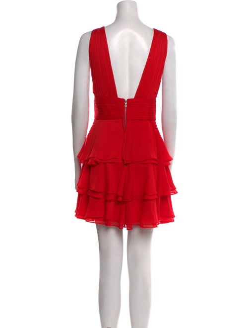Alice + Olivia V-Neck Mini Dress