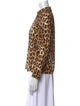 Alice + Olivia Silk Animal Print Blouse