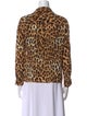 Alice + Olivia Silk Animal Print Blouse