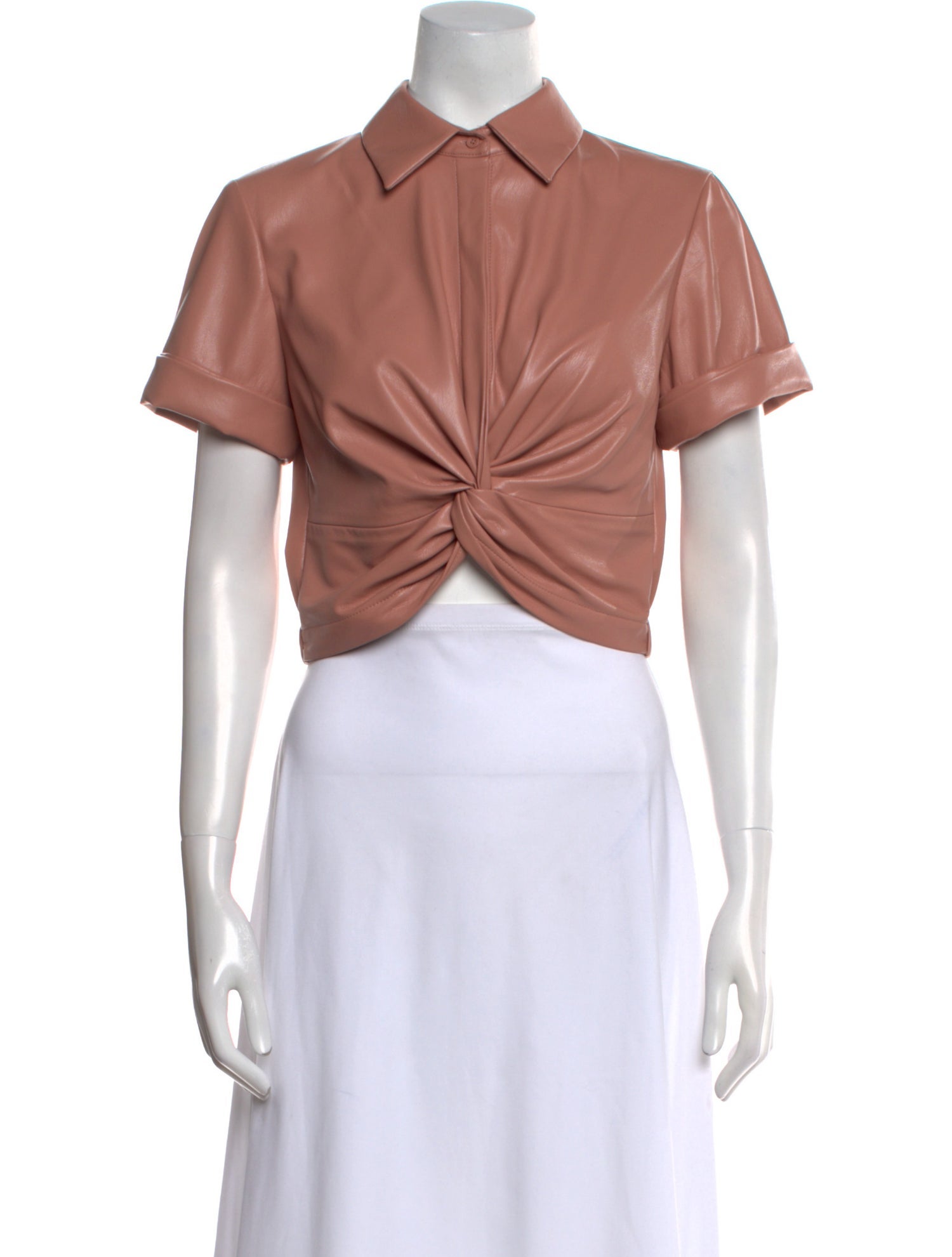 Alice + Olivia Short Sleeve Crop Top