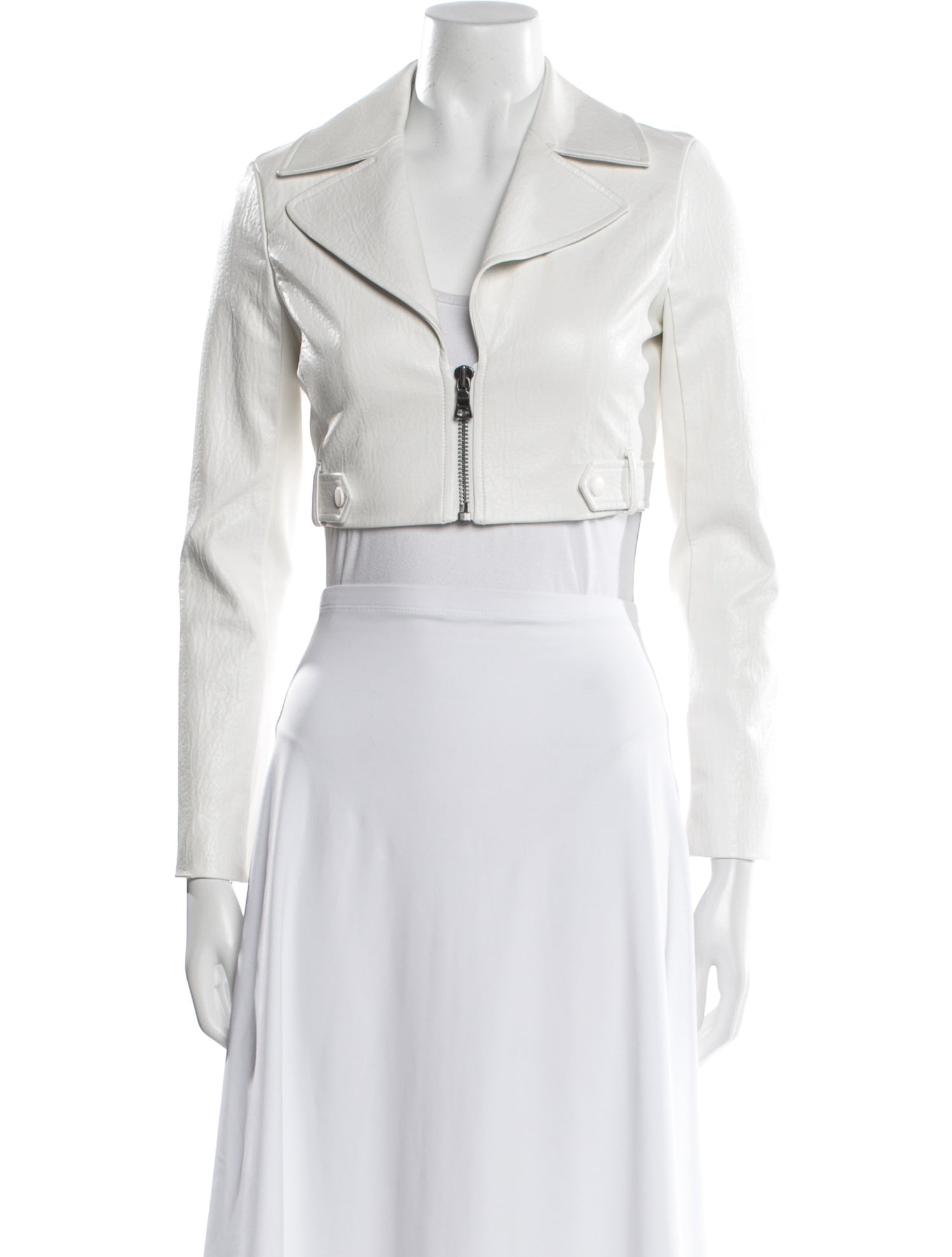 Alice + Olivia Faux Leather Biker Jacket