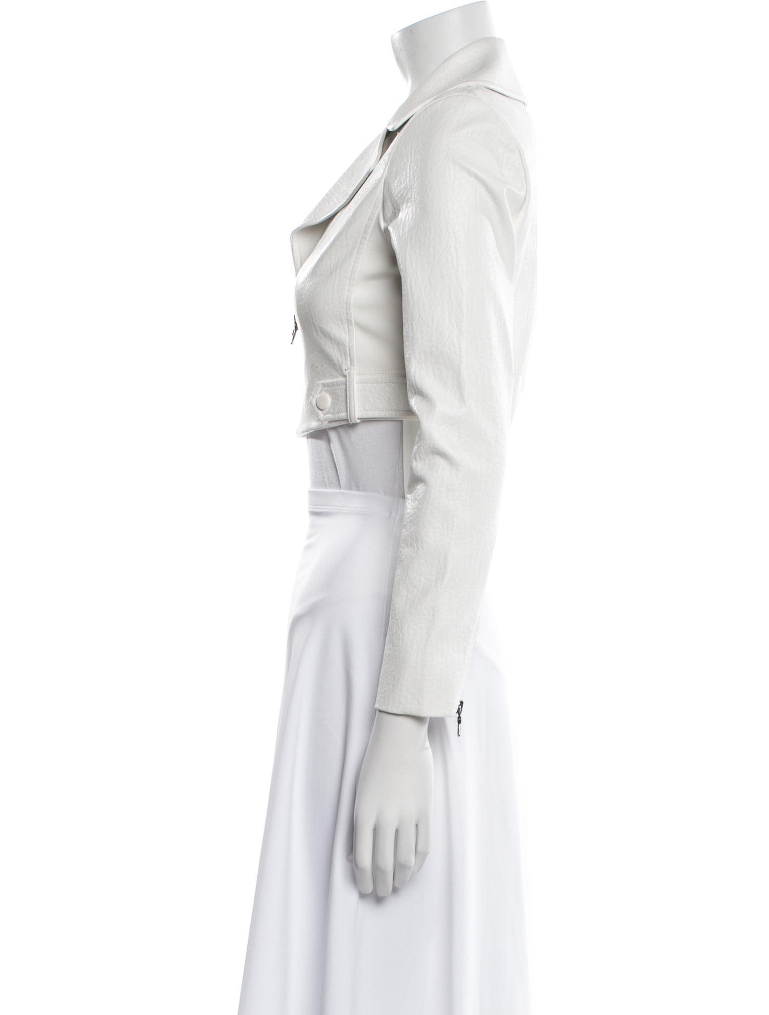 Alice + Olivia Faux Leather Biker Jacket