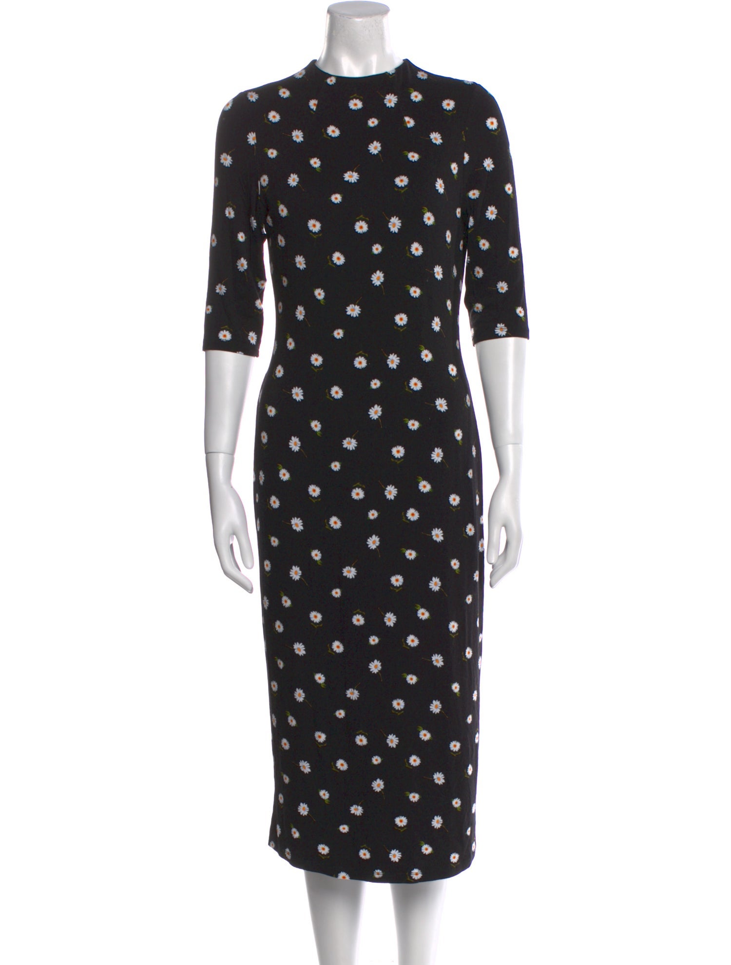 Alice + Olivia Floral Print Knee-Length Dress