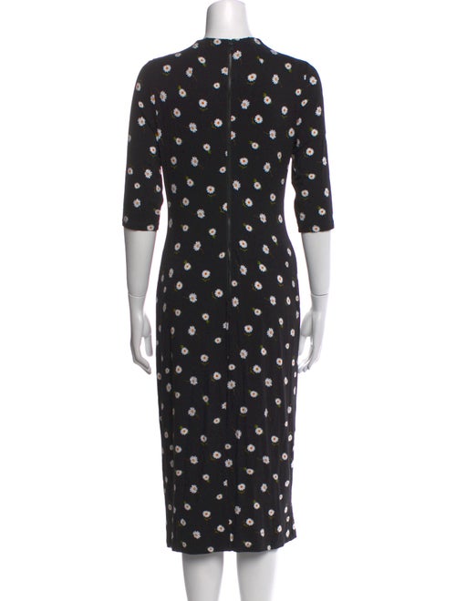 Alice + Olivia Floral Print Knee-Length Dress