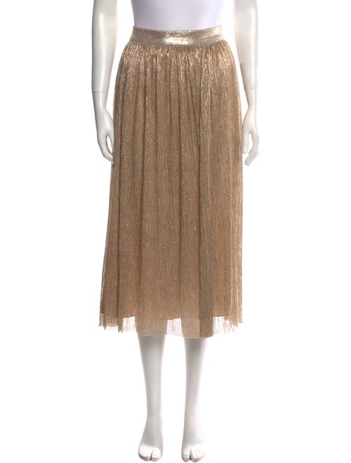 Alice + Olivia Glitter Accents Midi Length Skirt