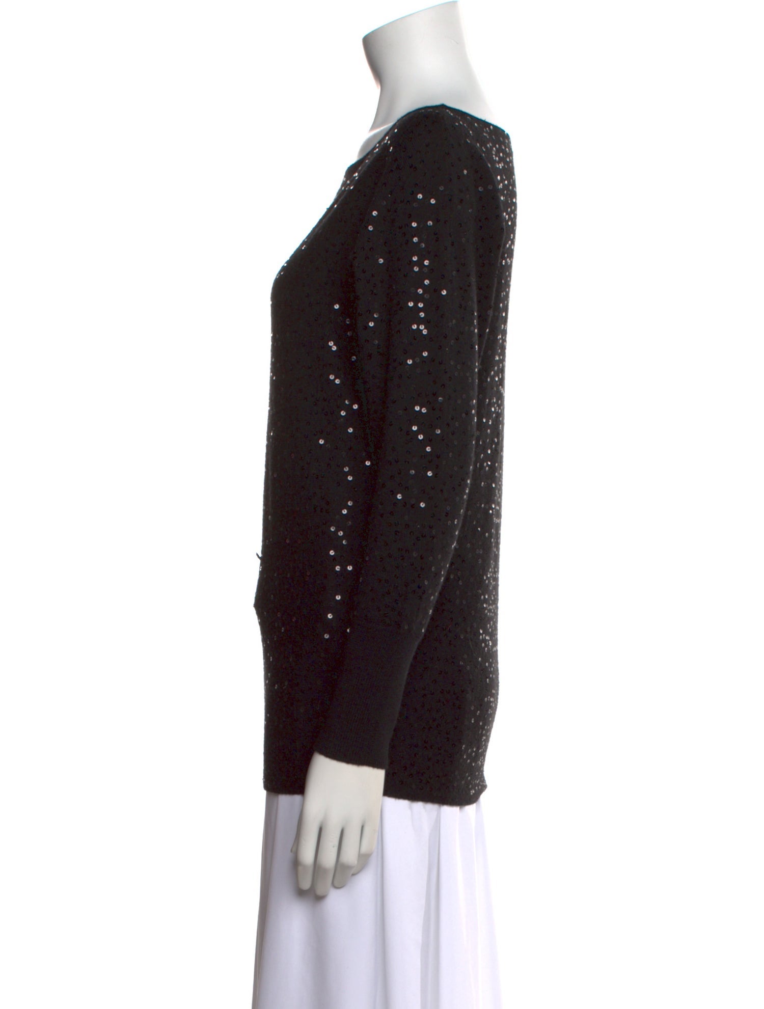 Alice + Olivia Wool Scoop Neck Sweater