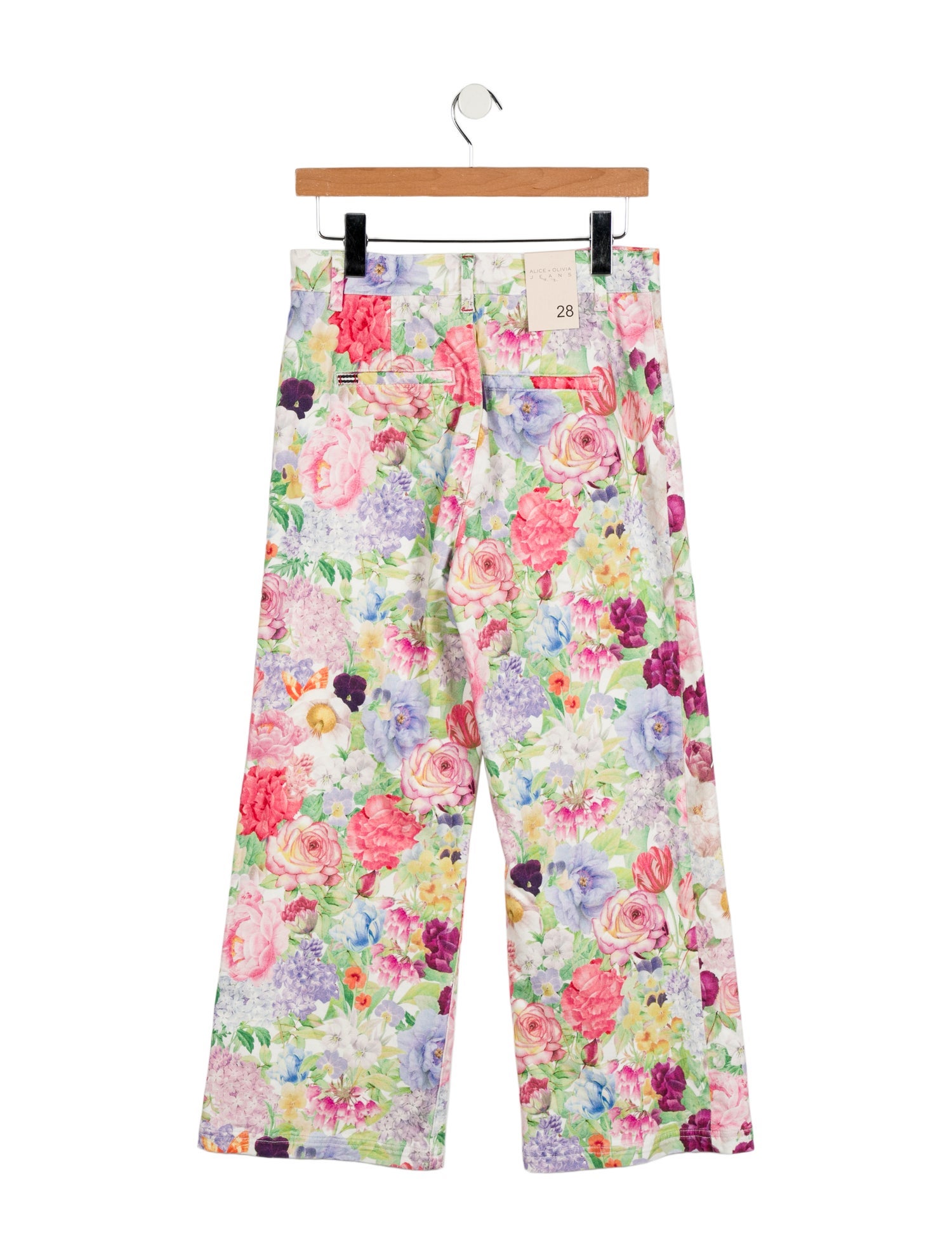 Alice + Olivia High-Rise Wide Leg Jeans w/ Tags