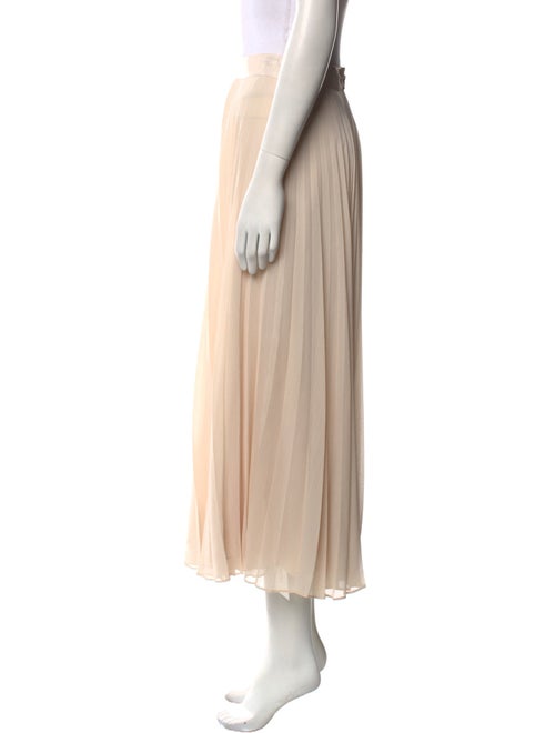 Alice + Olivia Grosgrain Trim Midi Length Skirt