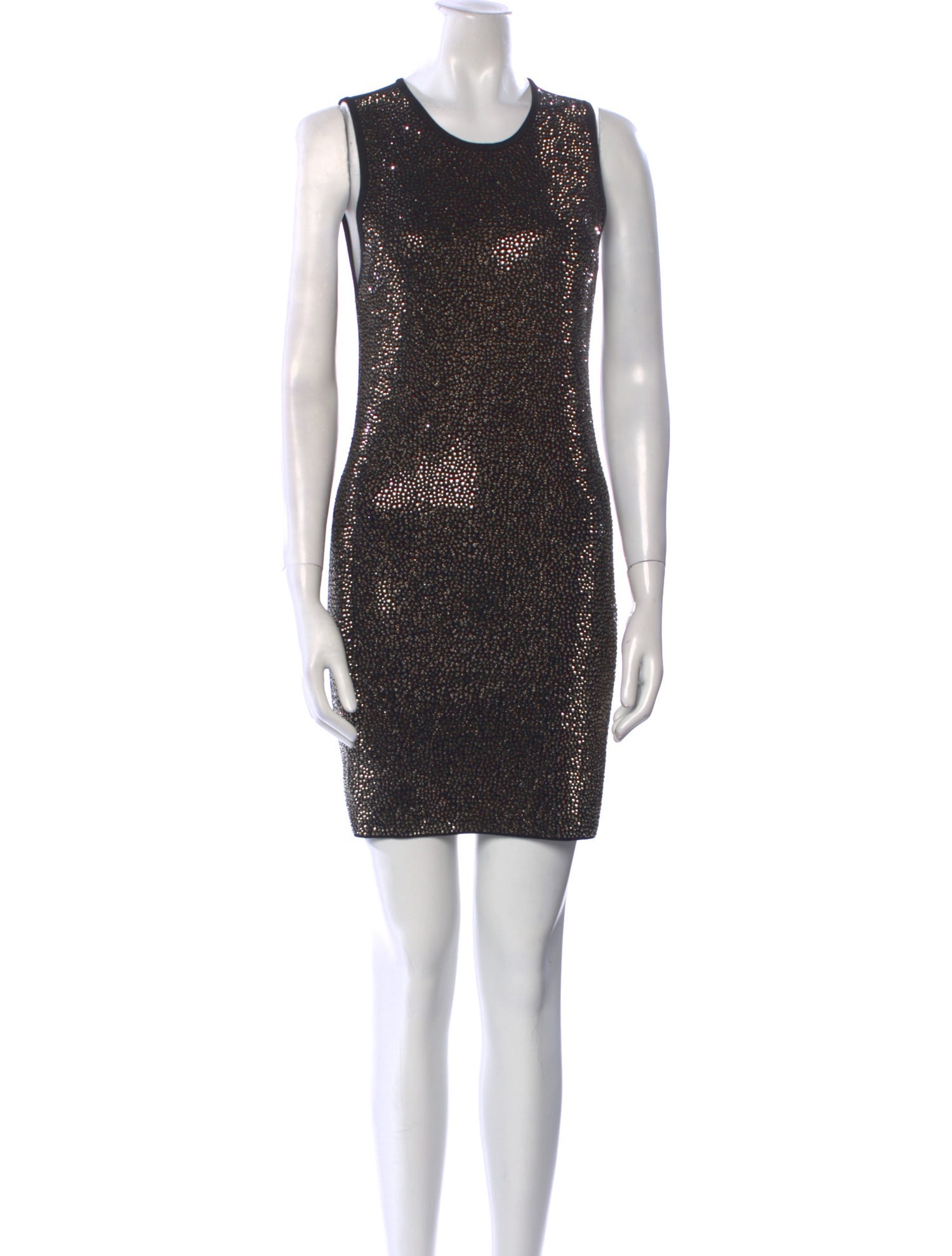 Alice + Olivia Crew Neck Mini Dress