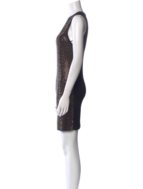 Alice + Olivia Crew Neck Mini Dress