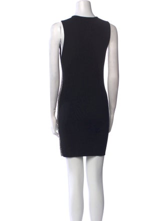 Alice + Olivia Crew Neck Mini Dress