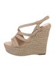 Alice + Olivia Straw Espadrilles