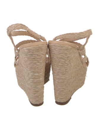 Alice + Olivia Straw Espadrilles