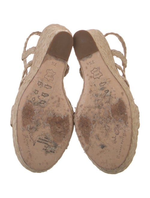 Alice + Olivia Straw Espadrilles