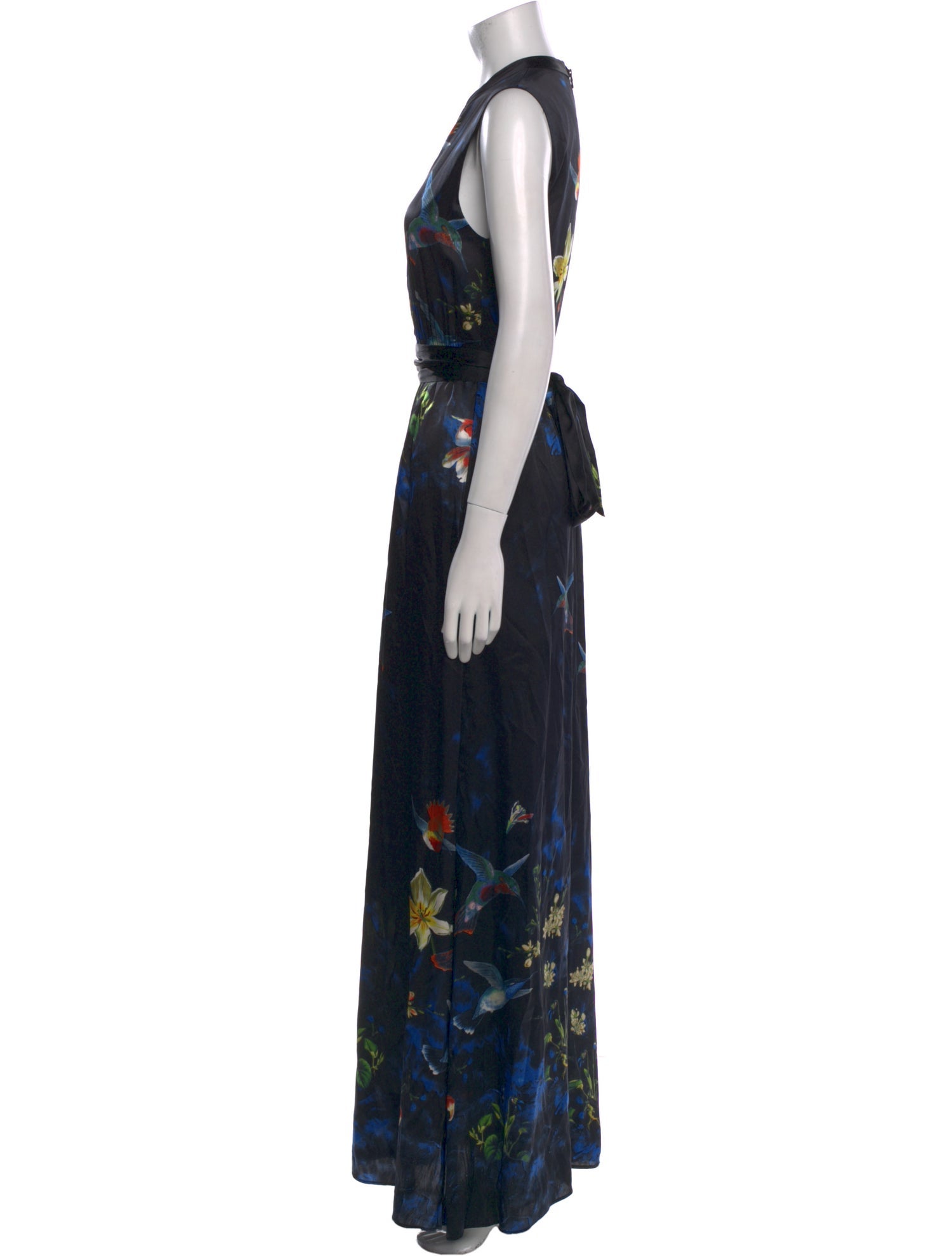 Alice + Olivia Silk Long Dress