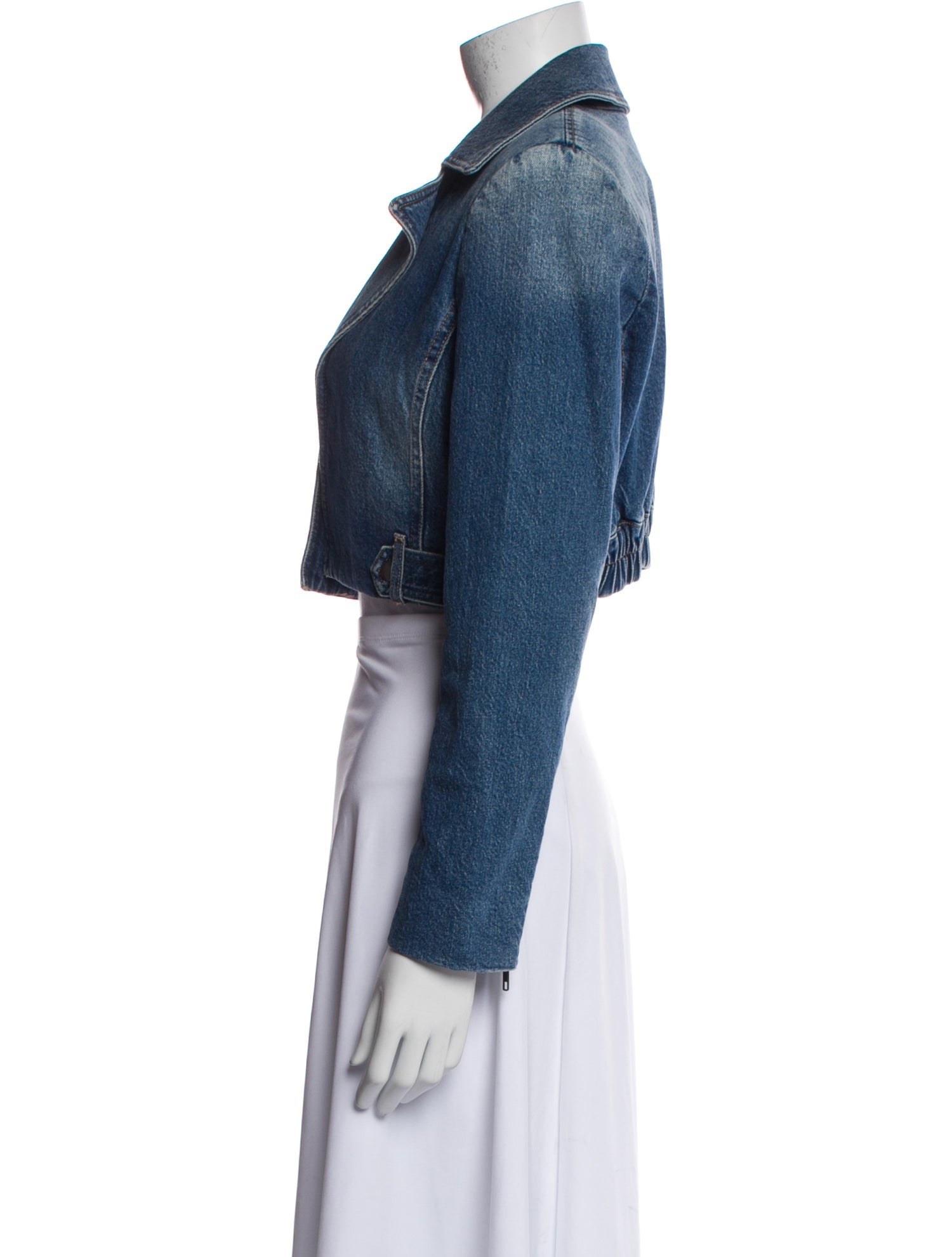 Alice + Olivia Printed Denim Jacket