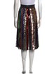 Alice + Olivia Patterned Midi Length Skirt