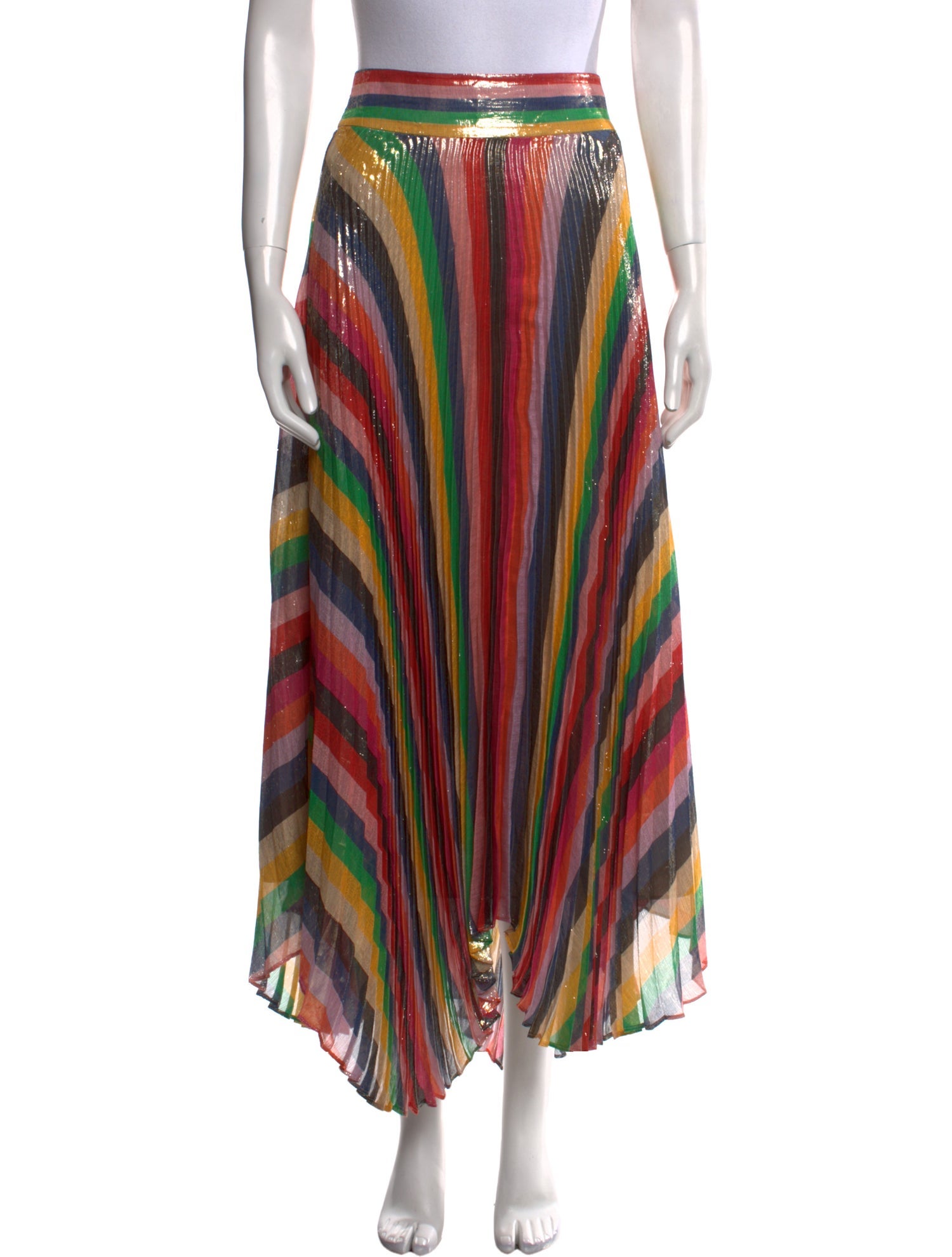 Alice + Olivia Silk Long Skirt