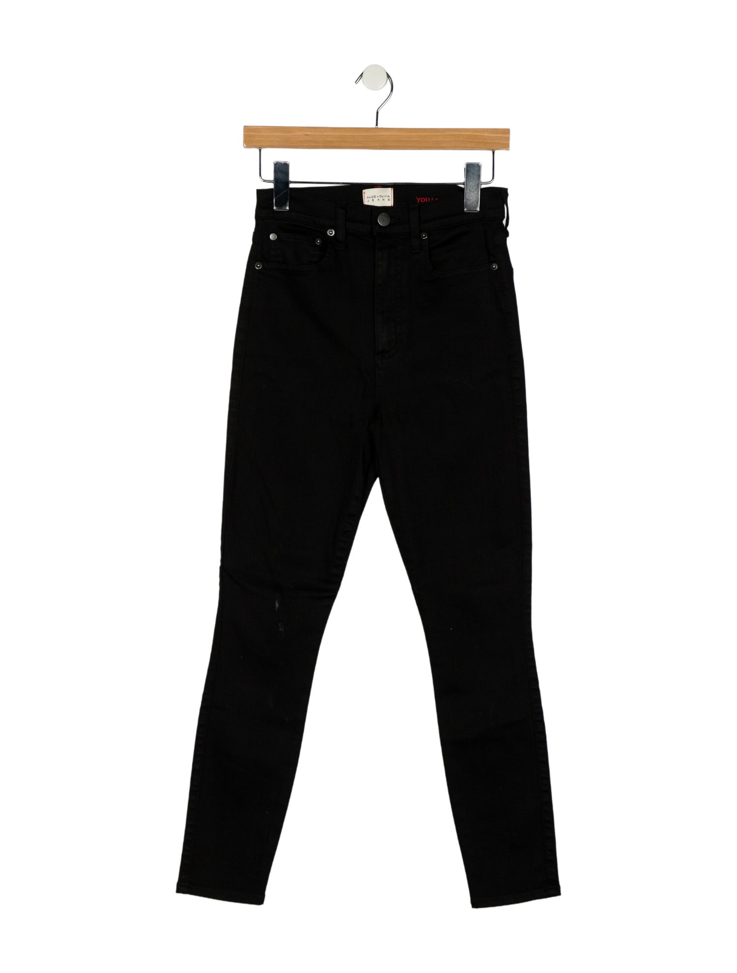 Alice + Olivia High-Rise Skinny Leg Jeans