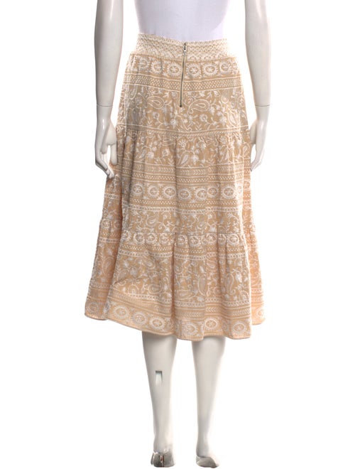 Alice + Olivia Paisley Print Midi Length Skirt