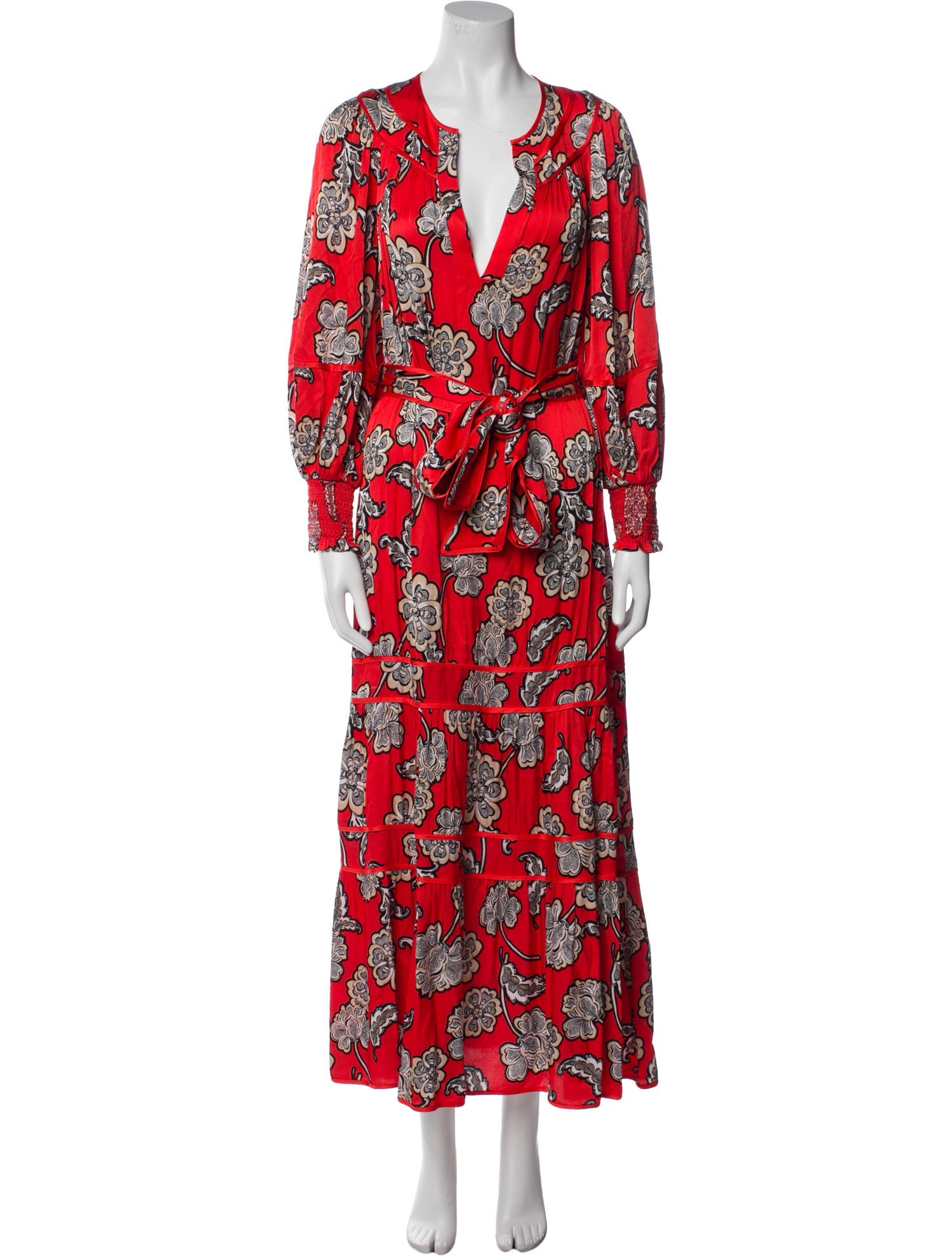Alice + Olivia Printed Long Dress