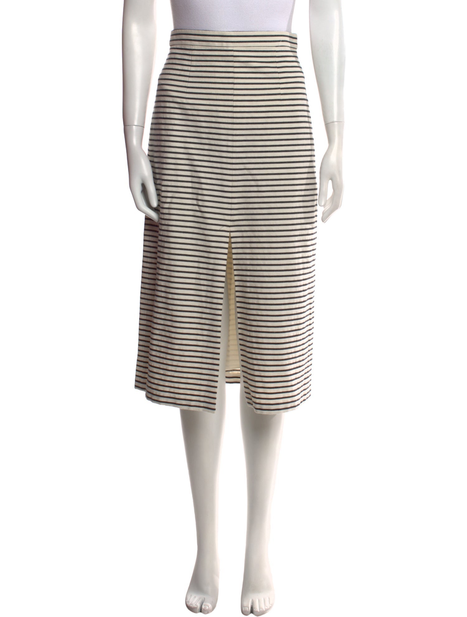 Alice + Olivia Striped Knee-Length Skirt