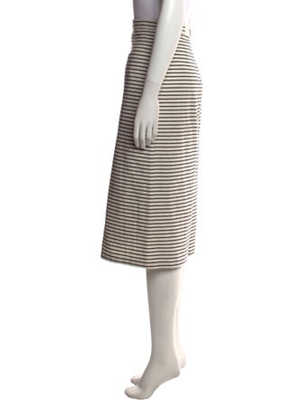 Alice + Olivia Striped Knee-Length Skirt