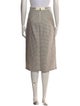 Alice + Olivia Striped Knee-Length Skirt